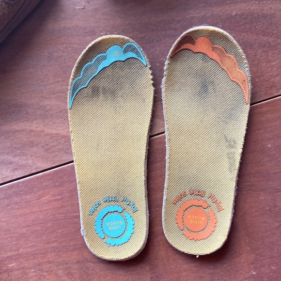 Livie & Luca Rake Eco Sneaker Toddler 8 Brown Velcro - Picture 9 of 11